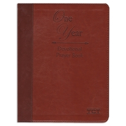 One Year Devotional Prayer Book (Bonded Leather)