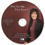 Not To ME You Don't! - Cathy Mink (CD)