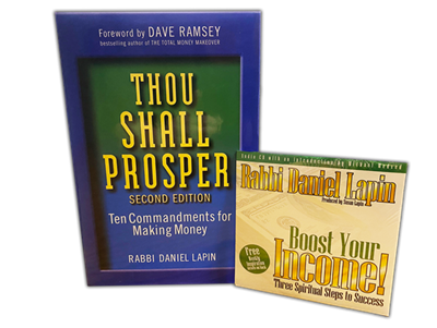 Thou Shall Prosper - Rabbi Daniel Lapin (Hardcover) with BONUS "Boost Your Income" DVD!