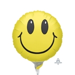 9 inch Smiley Face Foil Balloon