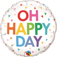 Happy Day Confetti Balloon