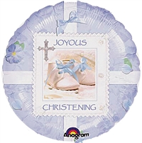 18 inch BLUE Christening, Price Per EACH, Minimum Order 10