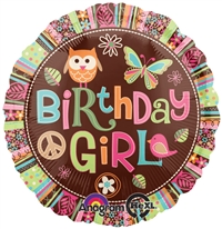 18 inch BoHo Birthday Girl