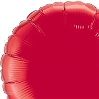 Qualatex 36 inch Ruby Red round shaped foil balloon