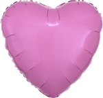 18 inch METALLIC PINK Heart Shape