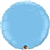 18 inch LIGHT BLUE Round Qualatex Foil Balloon