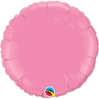 18 inch ROSE Round Qualatex Foil Balloon