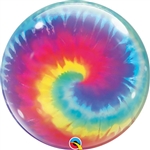 Tie Dye Swirls BUBBLE BALLOON