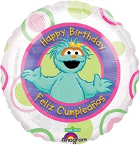 Muppet Feliz Cumpleanos Foil Balloon