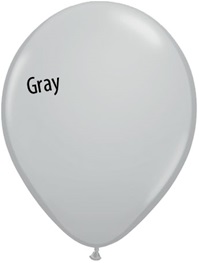 11 inch Qualatex Fashion GRAY latex balloons