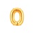 14in GOLD Letter O Megaloon Jr., Price Per Bag of 5