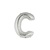 14in SILVER Letter C Megaloon Jr., Price Per Bag of 5