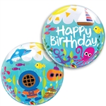 Birthday Maritime Fun Bubble Balloon