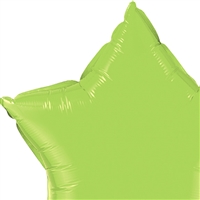 36in Star Qualatex Foil LIME GREEN