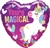 18 inch You're Magical Unicorn Heart Shape Foil Balloon (PKG), Price Per EACH, Minimum Order 5