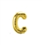 16 inch Letter C Northstar GOLD