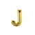 16 inch Letter J Northstar GOLD