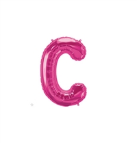 16 inch Letter C Northstar MAGENTA