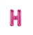 16 inch Letter H Northstar MAGENTA