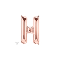 16 inch Letter H Northstar ROSE GOLD