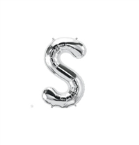 16 inch Letter S Northstar SILVER