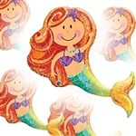 Merry Mermaid Foil Balloon