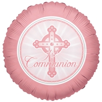 18 inch First Communion LIGHT PINK, Price Per Pack of 10