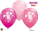 11 inch Qualatex Disney Jr. MINNIE MOUSE Latex Assortment Balloon