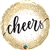 Cheers Glitter Dots Balloon