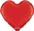 18in Red HEART- Foil Balloon - Price Per EACH, Minimum Order 5