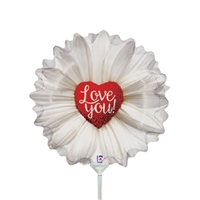 14 inch Daisy Heart