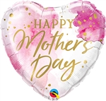 Happy Mother's Day Watercolor Balloon