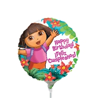 9 inch Dora The Explorer Happy Birthday