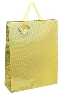 Large Gift Bags HOLOGRAM GOLD