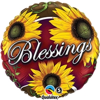 Blessings Round Foil Balloon