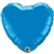 18 inch SAPPHIRE Heart Qualatex Foil balloon