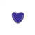 4 inch PURPLE Heart shaped Qualatex Foil Balloon