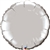 18 inch SILVER Round shaped Foil Balloon by Qualatex.