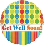 Get Well Soon Dots & Stripes