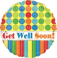 Get Well Soon Dots & Stripes