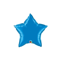 9 inch SAPPHIRE BLUE Star Qualatex Foil, Price Per Pack of 25