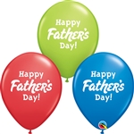 11 inch Qualatex Happy Father's Day Assortment