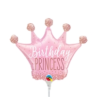 Birthday Princess Crown Balloon