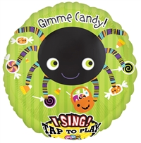 28 inch Gimme Candy Spider Sing-A-Tune