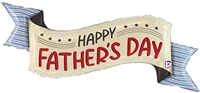 45 inch Happy Father's Day Banner