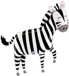 Jungle Zebra Foil Balloon