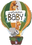 Jungle Animals Welcome Baby Balloon