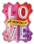 Valentine Love Color Block Balloon