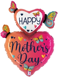 31 inch Mother's Day Butterfly Hearts