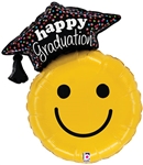 Smiley Face Graduation Balloon